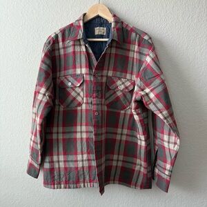 Vintage Oakton Ltd Plaid  Button-Up Shacket